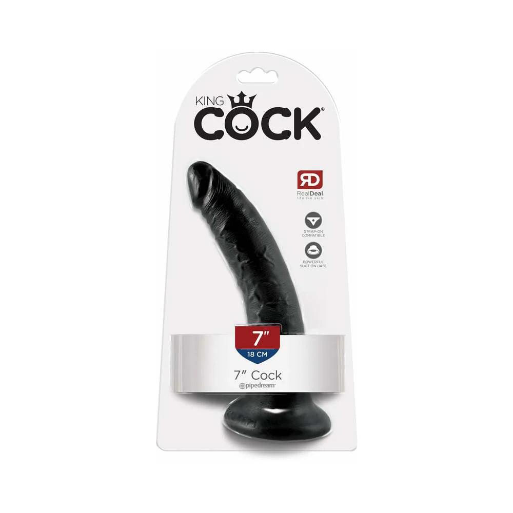 pulsing-dildo-Pipedream King Cock 7 in. Cock Realistic Dildo With Suction Cup