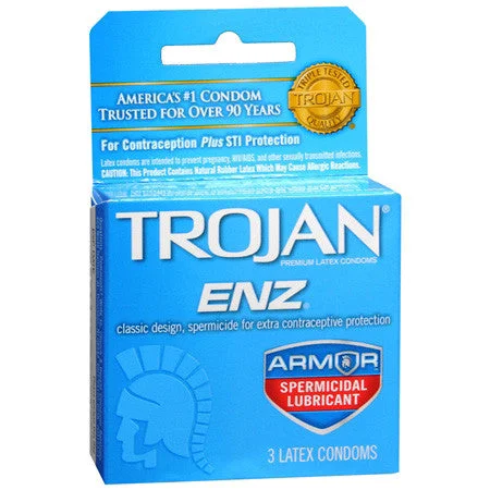 Vibrators with strong motors-Trojan Enz Condoms