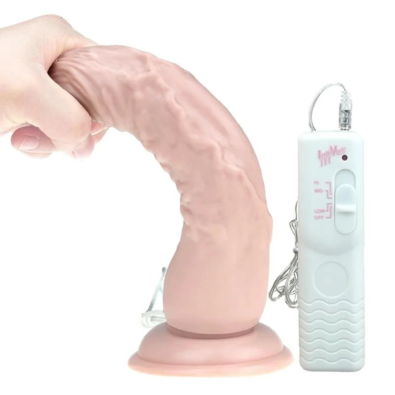 Vibrator gift idea-9 Inch Big Realistic Dildo Vibrator