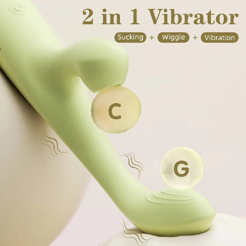 Vibrator unique features-Rabbit Clit Sucking Vibrating Anal Dildo Vibrator - Oral Sex Finger Vaginal Clitoris Stimulation