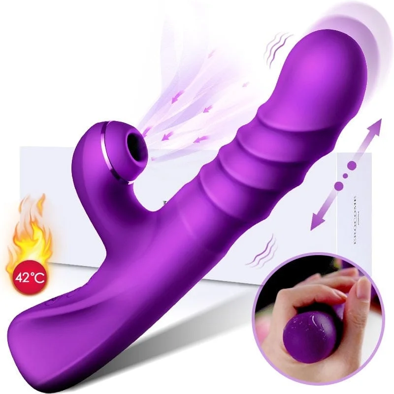 Vibrator soft texture-Erocome - Phoenix Thrusting Sucking Rabbit Vibrator