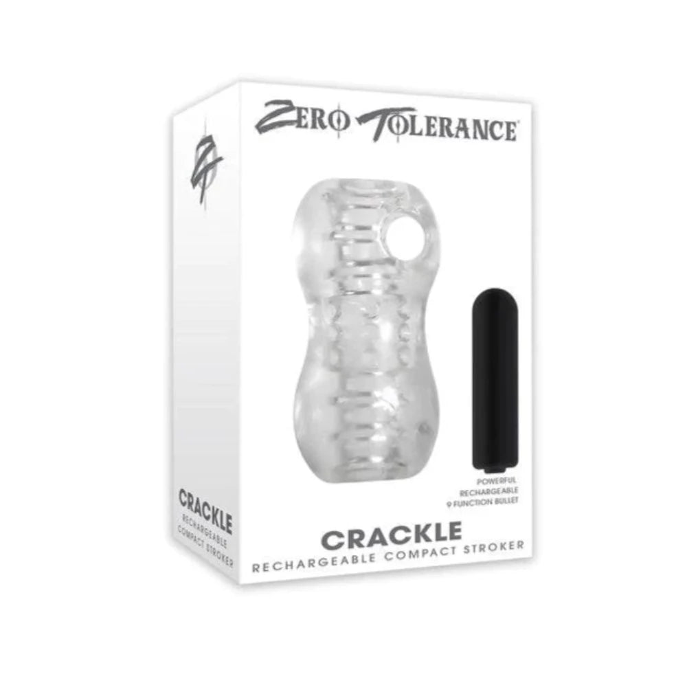 Rechargeable rabbit toys-Zero Tolerance ''Crackle'' Stroker Rechargeable Vibe