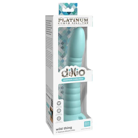 hollow-dildo-Dillio Wild Thing 7 in. Platinum Silicone Dildo - All Colors