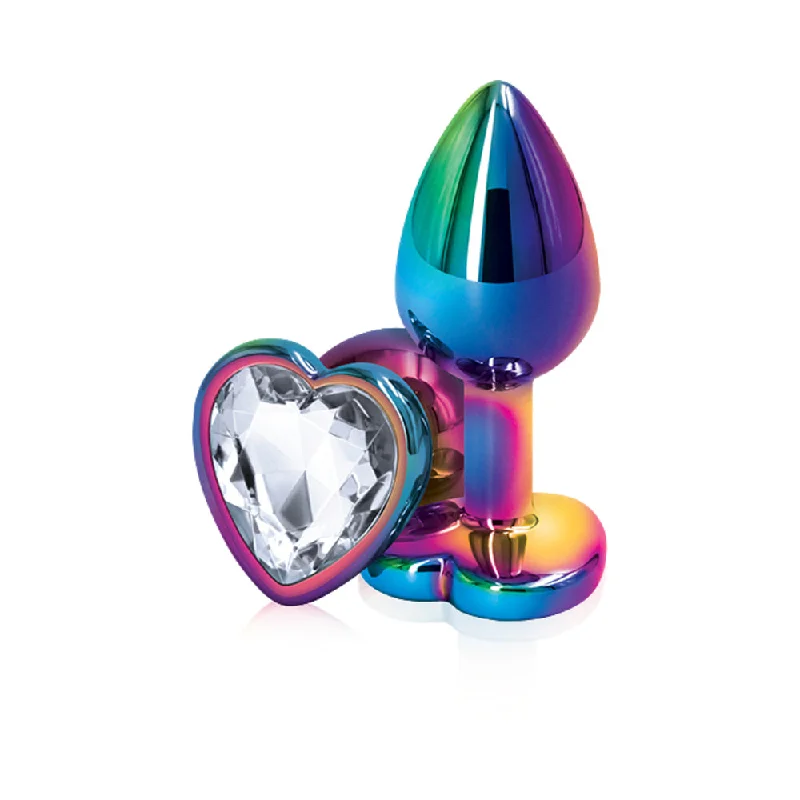 Vibrating toys with patterns-Rear Assets Mulitcolor Heart Small