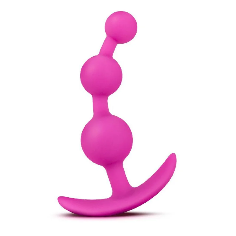 Wearable anal plugs-Luxe Be Me 3 - Fuchsia