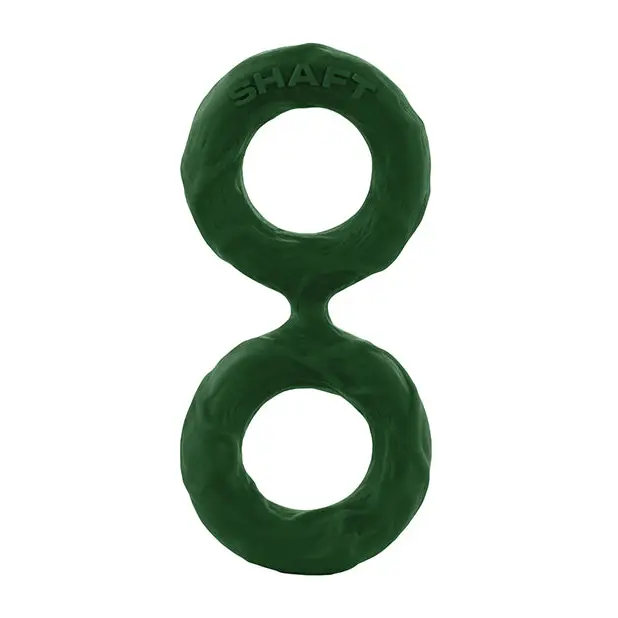 cock ring holiday deal-Shaft Double C-Ring Small Green