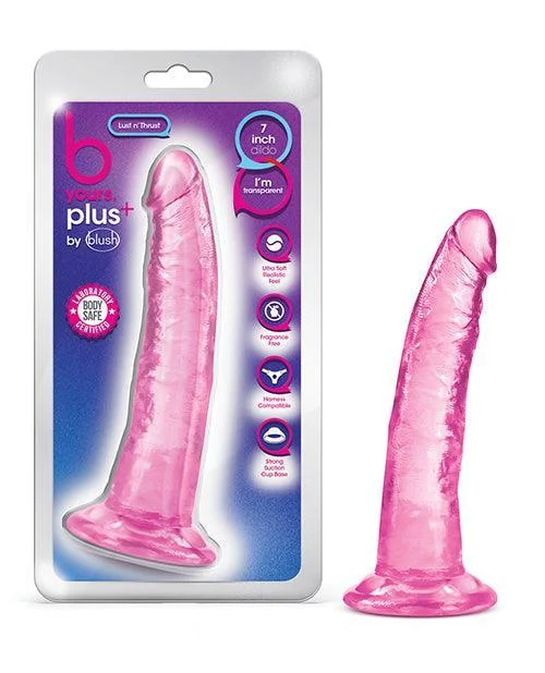 glossy-dildo-Blush B Yours Plus 7.5" Lust N' Thrust Dildo