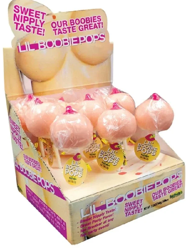 Sex toys with discreet packaging-Lil ''Boobie Pops'' Candy Lollipop