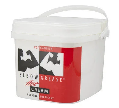 Sex toys with soft pulsing-Elbow Grease Hot Cream Pail  - 64 Oz.