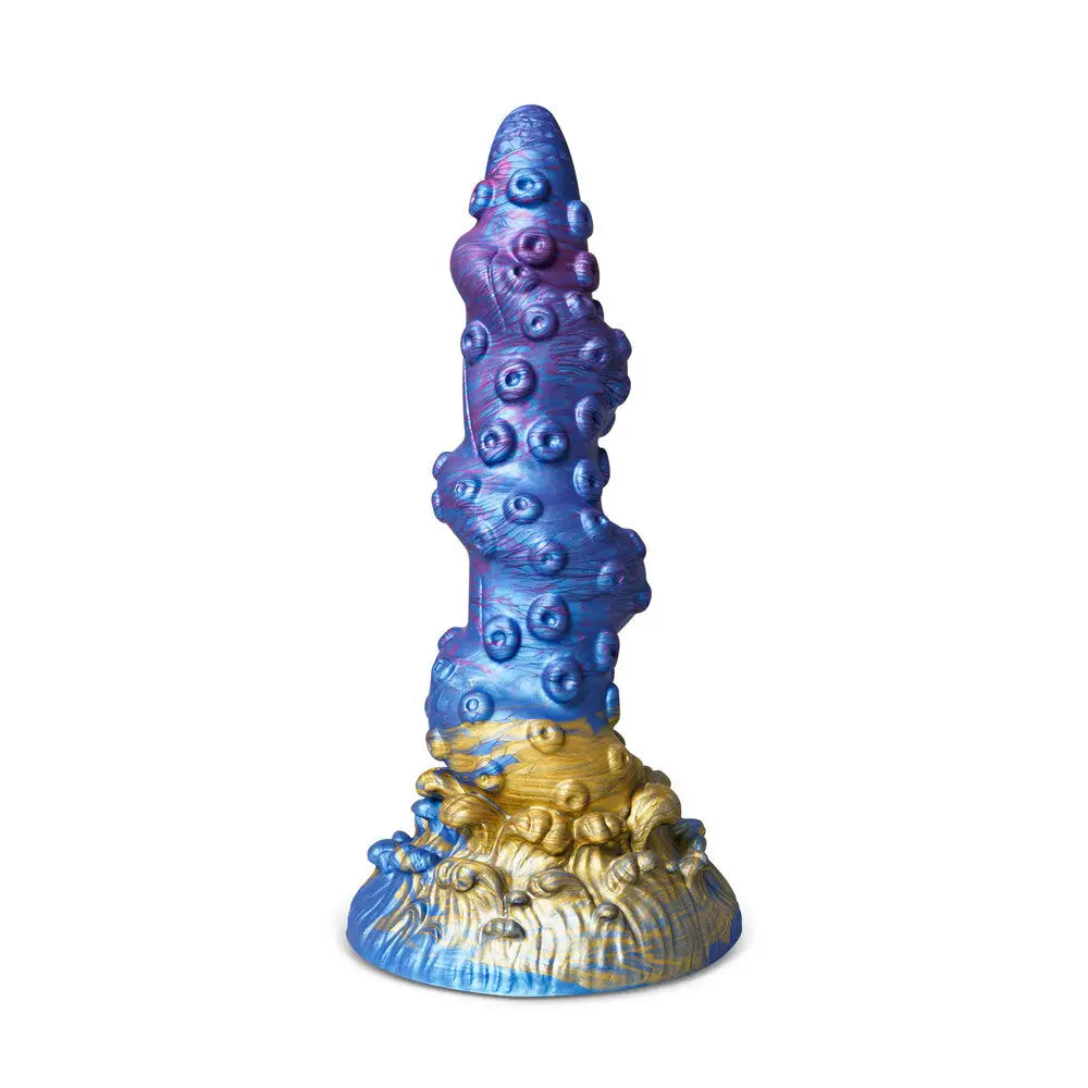 extra-soft-dildo-8.7-inch Silicone Blue Alien Dildo with Suction Cup