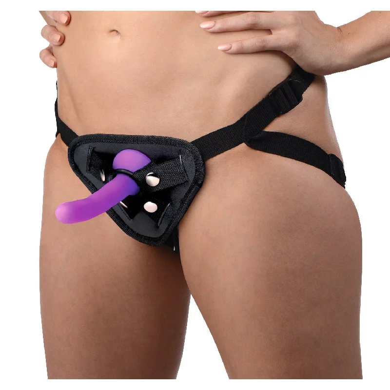 Sex toys for intimate massage-Double G Deluxe Vibrating Strap On Kit