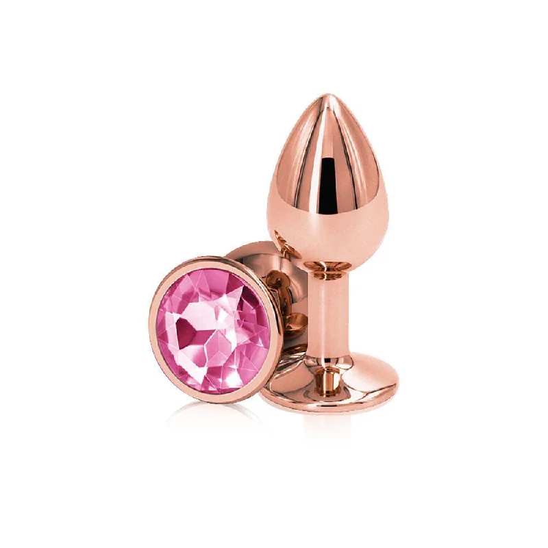 Sex toys for body exploration-Rear Assets - Rose Gold - Small - Pink