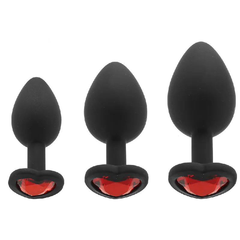 Sex toys with soft silicone-Luxe Bling Butt Plug Kit