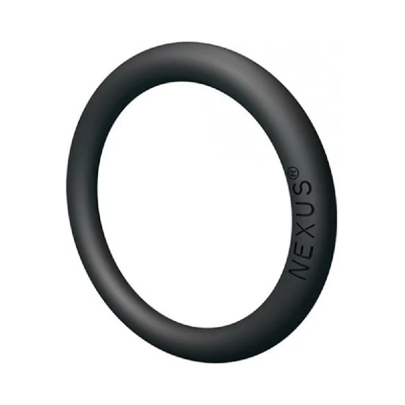 cock ring slow charge-Nexus Enduro Silicone Cock Ring Black