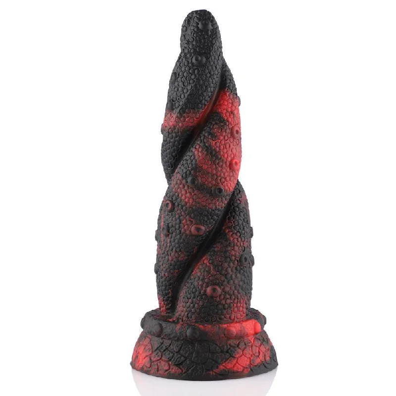 BDSM toy flogger styles-HiSmith - 8.8" Silicone Monster Tentacle Dildo (Suction)