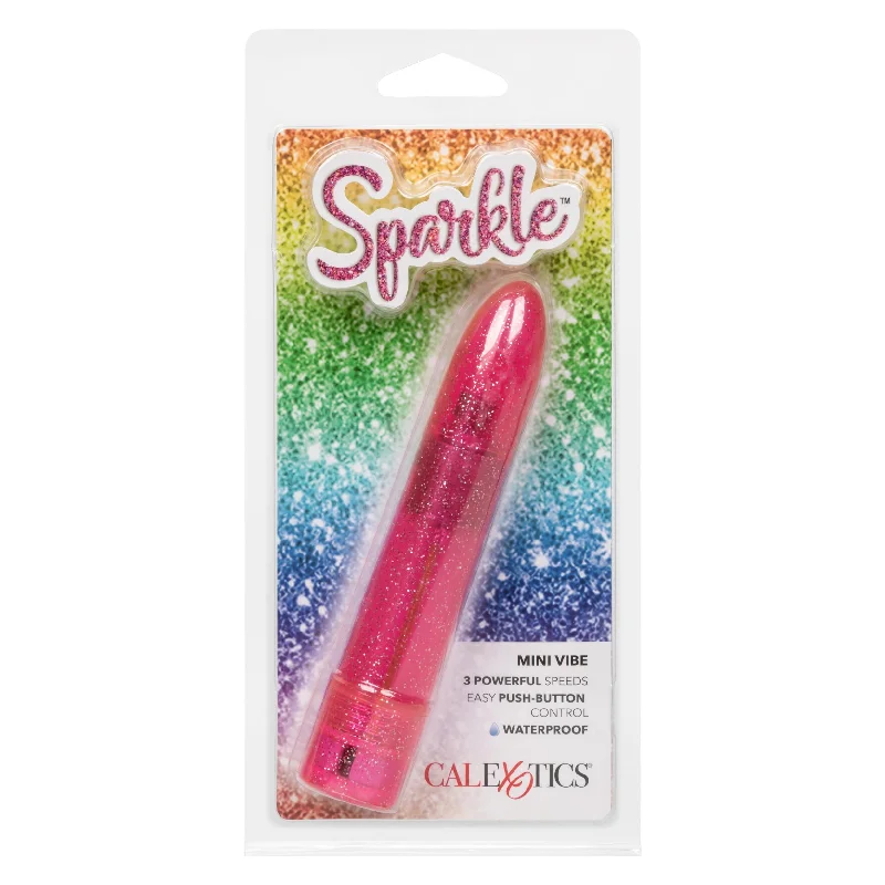 Vibrator plush silicone-Sparkle Mini Vibe - Pink