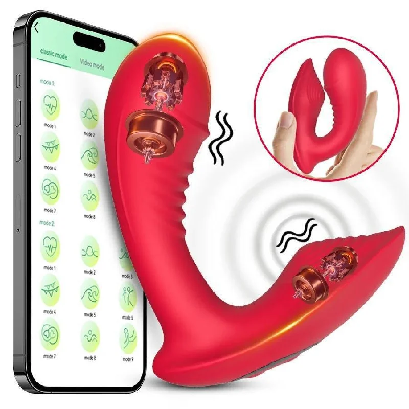 Vibrator extended battery-APP Controlled Clitoral Vibrator - Double End G Spot Dildo Vibrator Clit Stimulator