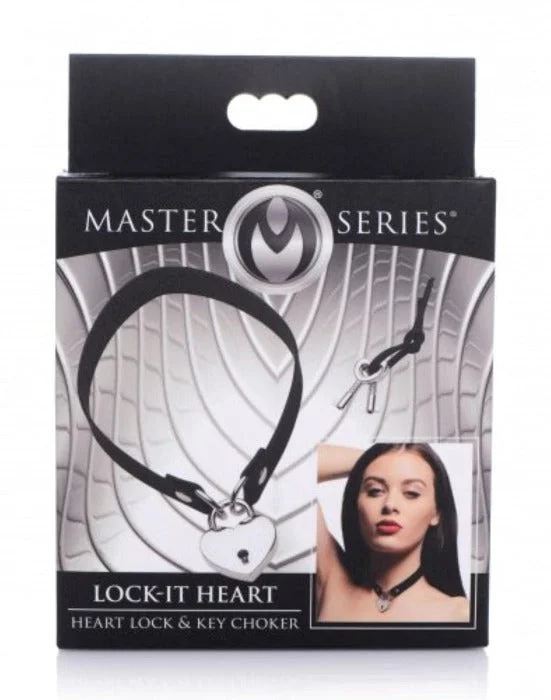 Vibrators with smooth curves-MS ''Lock-It'' Heart Choker