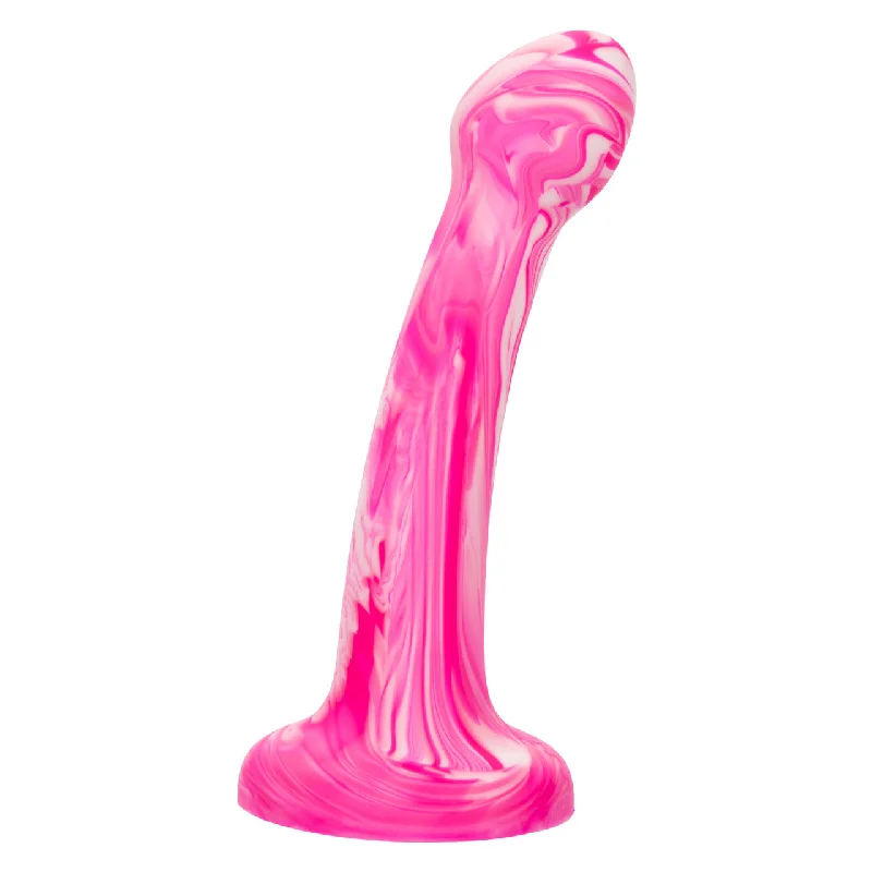 Quiet thrusting dildos-Twisted Love Twisted Bulb Tip Probe - Pink