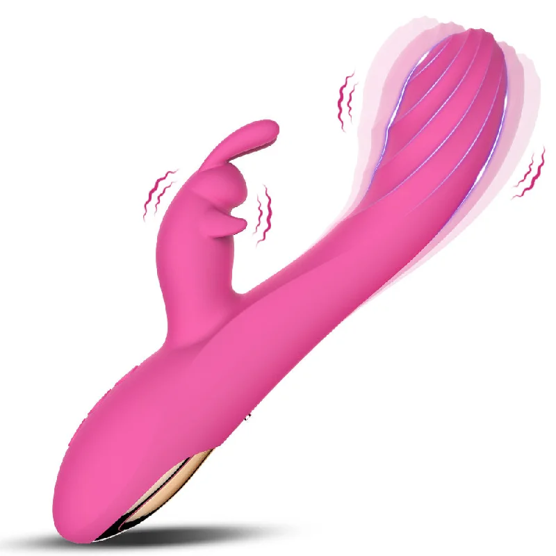 Vibrator remote access-Rabbit Clit Clamps G Spot Vibrator - Vibrating Anal Dildo Female Sex Toy