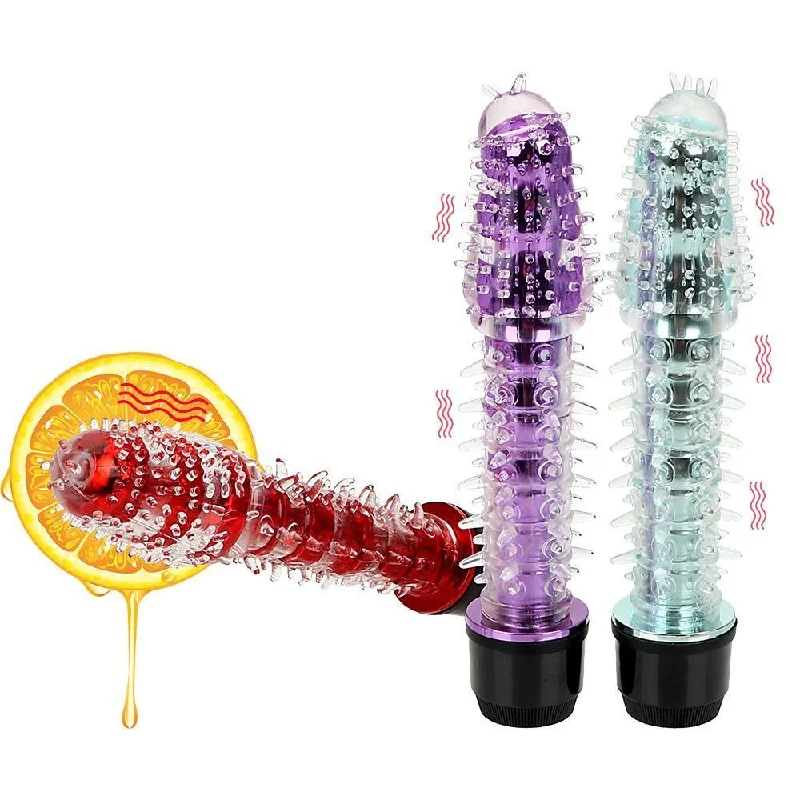 Vibrator advanced tech-Jelly Dildo Multi-Speed Penis Vibrator