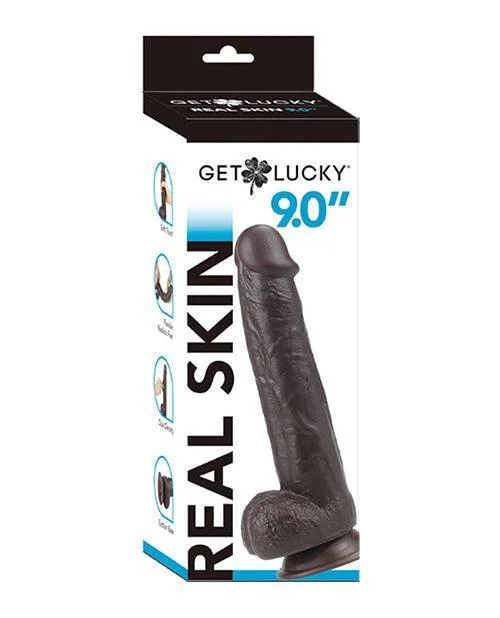 yellow-dildo-Get Lucky 9.0" Real Skin Series