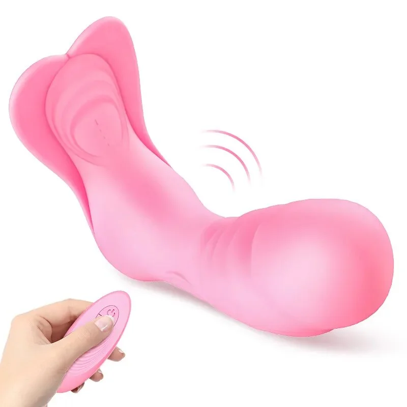 Vibrator tidy packaging-Butterfly Wireless Remote Control Penis Vibrator G Spot Clitoris Stimulator Dildo Vibrating Panties Sex Products toys for Women