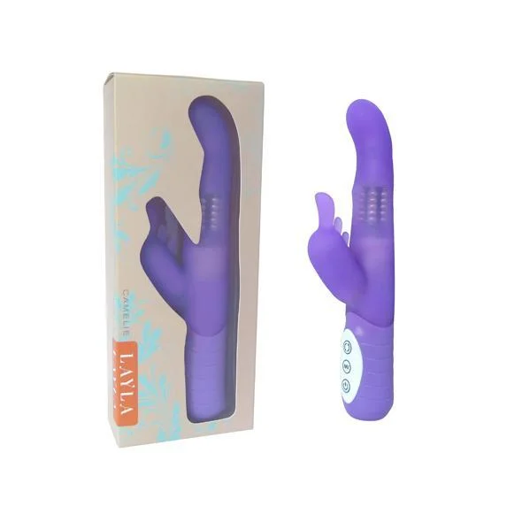 Vibrator long battery-Layla - Camelie Rabbit Vibrator (Purple)