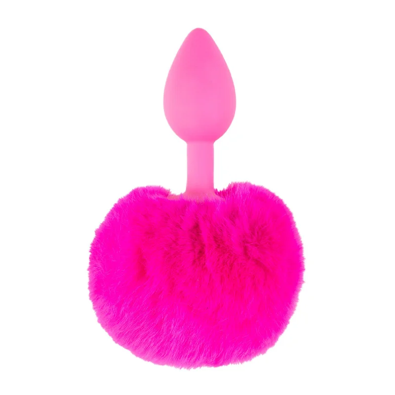 Sex toys for couples therapy-Neon Bunny Tail - Pink