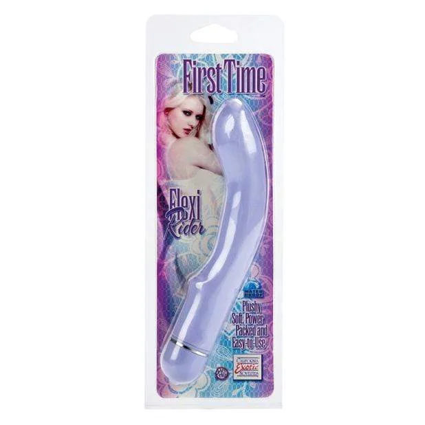 Vibrator high demand-California Exotics - First Time Flexi Rider G Spot Vibrator (Purple)