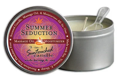 Luxury thrusting vibes-3-in-1 Summer Seduction  Suntouched Candle with  Hemp - 6 Oz.