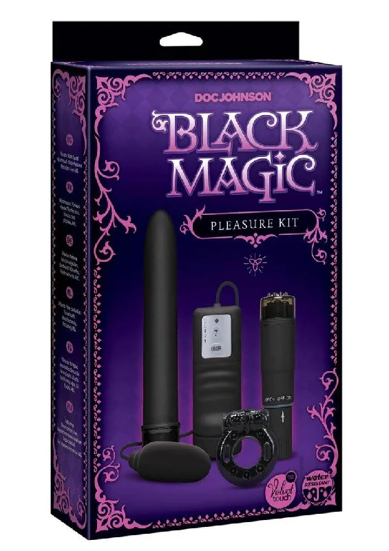 Vibrator ideal gift-Black Magic Pleasure Kit: 4 Essential Vibrators for Ultimate Satisfaction