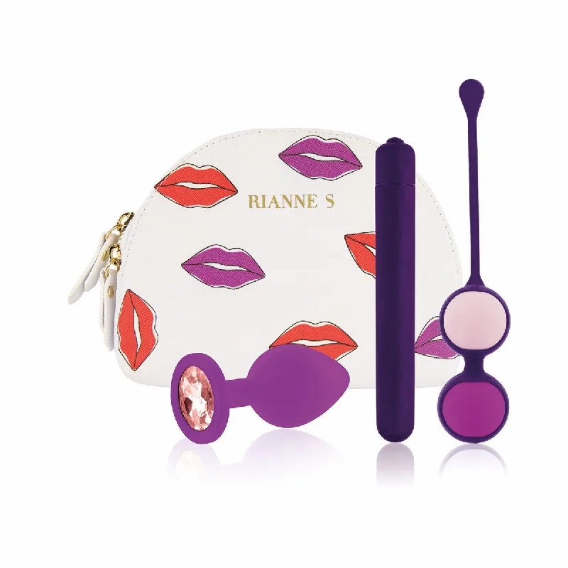 Vibrating anal plugs-Rianne S First Vibe Kit