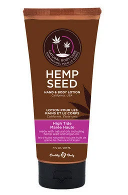 Vibrating wands for couples-Hemp Seed Hand and Body  Lotion - High Tide - 7 Oz.  Tube