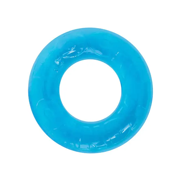 cock ring manual dial-GUMMY RING - BLUE