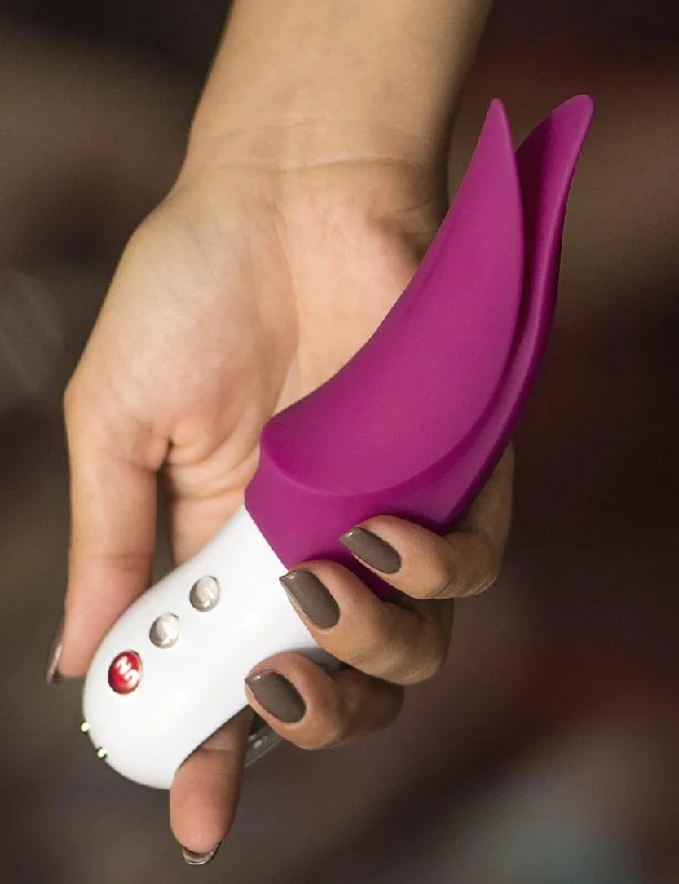 Vibrator pure quality-Fun Factory Volta Rechargeable Waterproof Vibrator, Blackberry