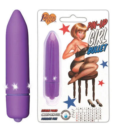 Sex toys with sleek finish-Pin Up Girl Bullet - Purple