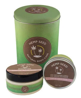 Quiet clit stimulators-Hemp Seed Holiday Tin - Skinny  Dip