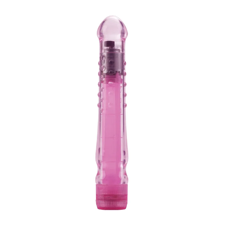 Vibrator sturdy build-Lighted Shimmers Led Gliders - Pink