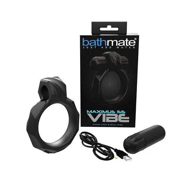 cock ring single use-Bathmate Maximus 55 Vibrating Cock & Ball Ring