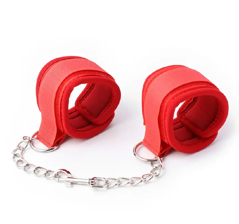 BDSM toy whip designs-Strong Nylon Sponge BDSM Handcuffs Wrist Ankle Cuffs Bondage Restraint