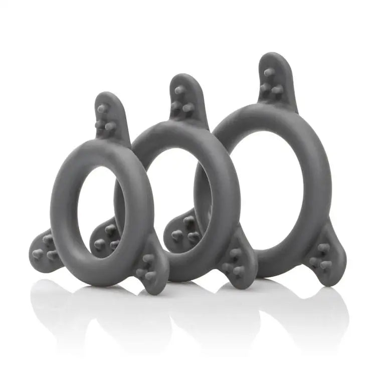 cock ring worth it-Pro Series Silicone Ring Set