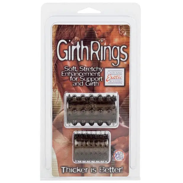 cock ring soft touch-Girth Rings - Smoke