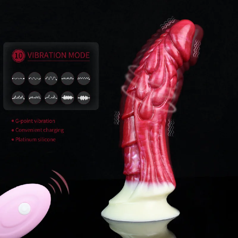 Vibrator top seller-🐉 9-Inch Haku - Curve Vibrating Dragon Dildo, Monster Fantasy G-Spot Vibrator