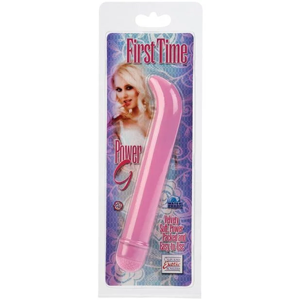 Vibrator fast delivery-California Exotics - First Time Power G Spot Vibrator 6" (Pink)