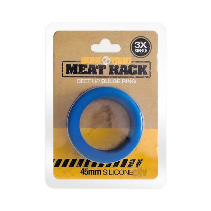 cock ring touch panel-Boneyard Meat Rack Cock Ring - Blue