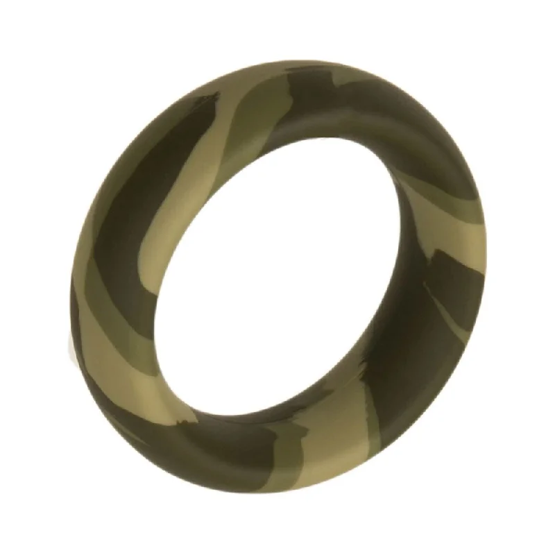 cock ring certified-Major Dick Wide Silicone Donut 2 inches Ring Camo