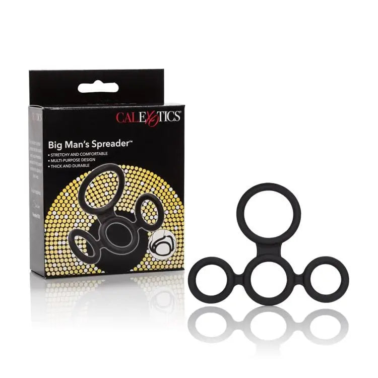 cock ring user testimonials-Big Man's Spreader Ring Black