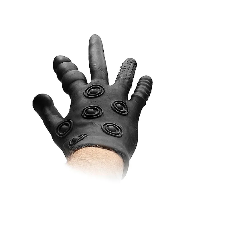 BDSM toy restraint styles-FIST IT Silicone Stimulation Glove