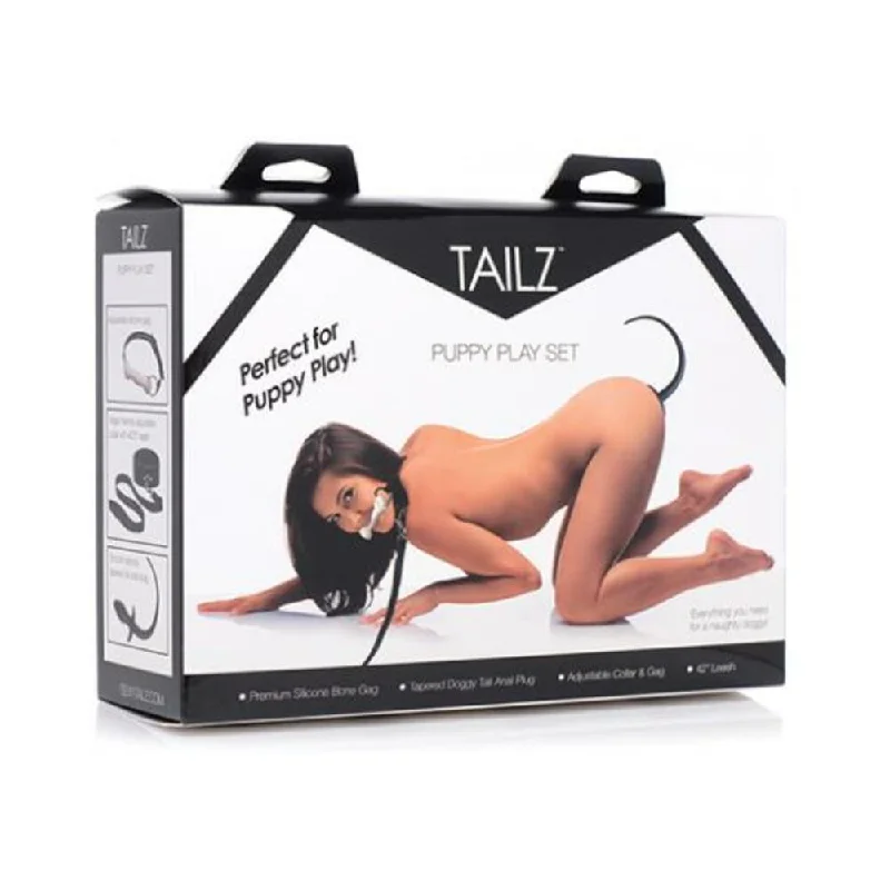 Rechargeable prostate toys-Tailz Puppy Play Set